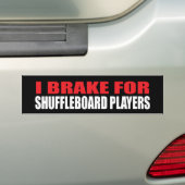 I Rem voor schuifbalken Bumpersticker (Op auto)
