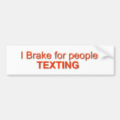 I rem voor sms bumpersticker (Voorkant)