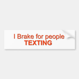 I rem voor sms bumpersticker