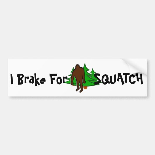 I Rem voor Squatch Bumpersticker (Voorkant)