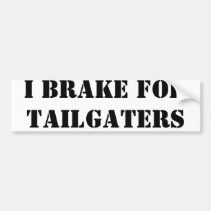 I rem voor staartrommels bumpersticker