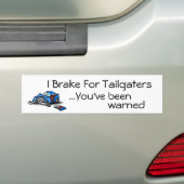 I Rem voor Tailgaters Bumpersticker (Op auto)
