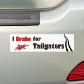 I Rem voor Tailgaters Bumpersticker (Op auto)