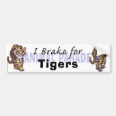 I Rem voor tijger Bumpersticker (Voorkant)