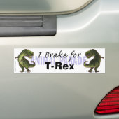 I Rem voor TRex Bumpersticker (Op auto)