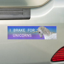 I Rem voor Unicorns Bumpersticker