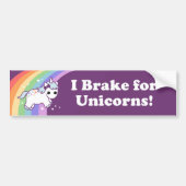 I Rem voor Unicorns Bumpersticker (Voorkant)
