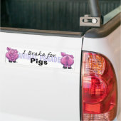 I Rem voor varkens Bumpersticker (Op Truck)