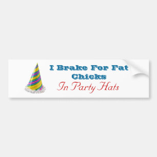 I Rem voor vetkuikens in partijgebonden Petten Bumpersticker