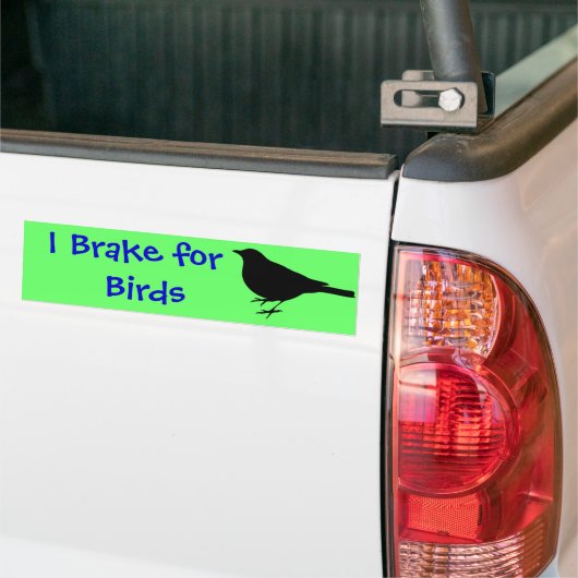 I Rem voor vogelBumpersticker Bumpersticker (Op Truck)