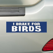 I Rem voor vogels Bumpersticker (Op auto)