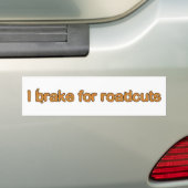 I rem voor wegversperringen bumpersticker (Op auto)