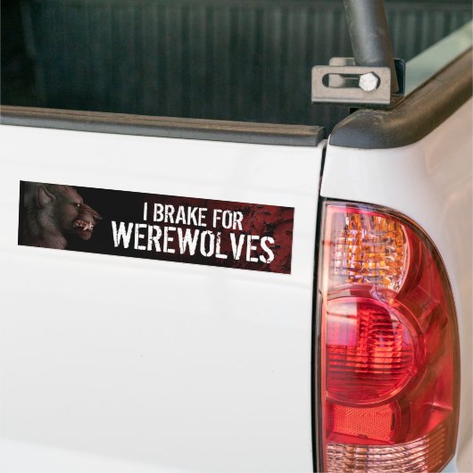 I Rem voor Werewolves Bumpersticker (Op Truck)