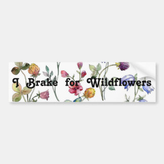 I Rem voor wilde bloemen Bumpersticker