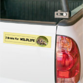 I Rem voor wilde dieren Bumpersticker (Op Truck)