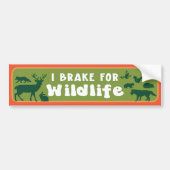 I Rem voor wilde dieren Bumpersticker (Voorkant)