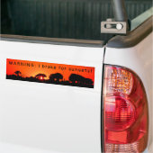 I rem voor Zonnevaste Bumpersticker (Op Truck)