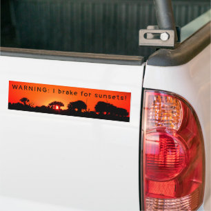 I Rem voor Zonsondergangen Bumpersticker