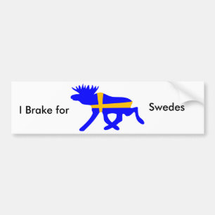 I rem voor Zweden, bumpersticker