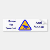 I rem voor Zweden, bumpersticker (Voorkant)