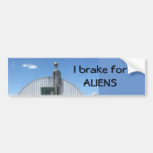 I remmen voor aliens bumpersticker (Voorkant)