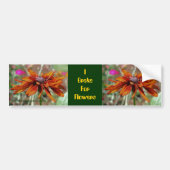 I remmen voor bloemen Daisy Bumpersticker (Voorkant)