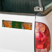 I remmen voor de Bumpersticker van bloemen (Op Truck)