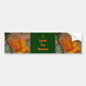 I remmen voor de Bumpersticker van bloemen (Voorkant)
