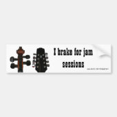 I remmen voor Jam Sessions Bumpersticker (Voorkant)