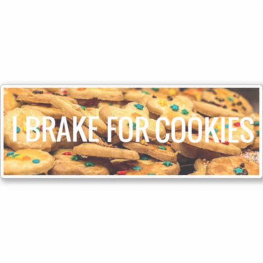 I remmen voor koekjes sticker (Voorkant)