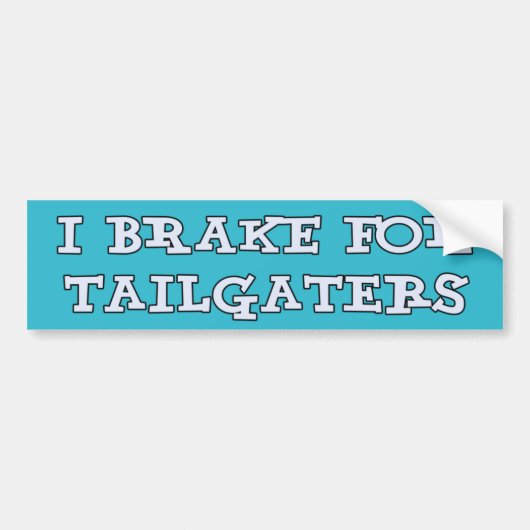 I remmen voor motorrijders bumpersticker (Voorkant)