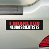 I remmen voor neurowetenschappers bumpersticker (Op auto)