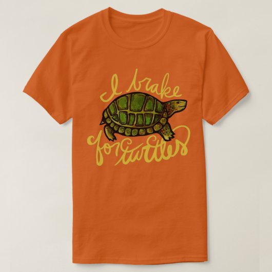 I remmen voor schildpadden2 t-shirt (Design voorkant)
