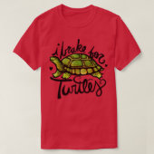 I remmen voor schildpadden t-shirt (Design voorkant)