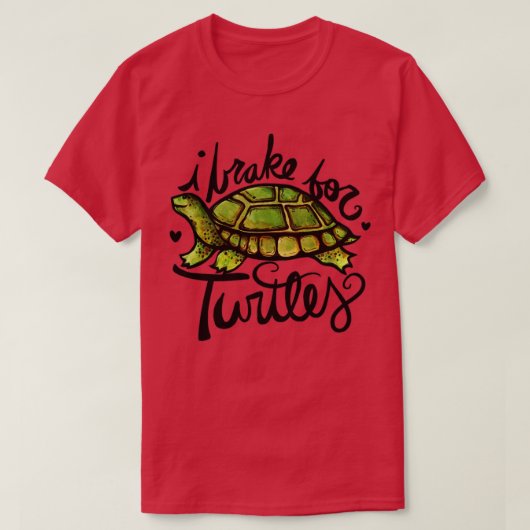 I remmen voor schildpadden t-shirt (Design voorkant)