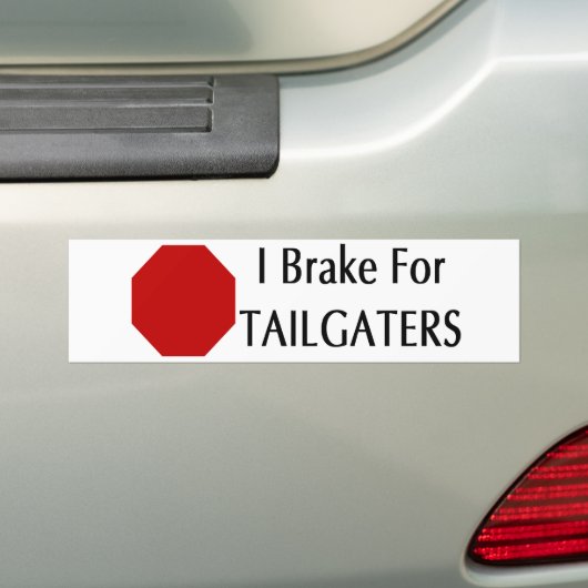 I remmen voor trapsgewijs bumpersticker (Op auto)