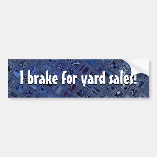 I remmen voor verkoop op yard bumpersticker (Voorkant)