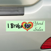 I remmen voor verkoop op yard bumpersticker (Op auto)