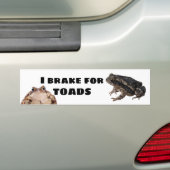 I remmen voor wegen bumpersticker (Op auto)