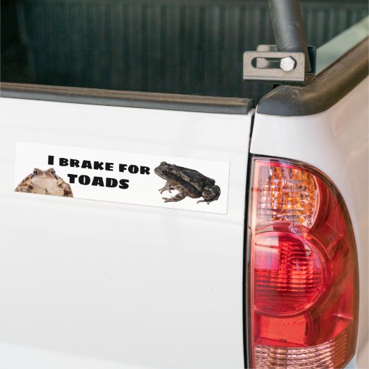 I remmen voor wegen bumpersticker (Op Truck)