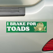I remmen voor wegen bumpersticker (Op auto)