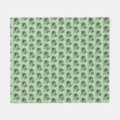 I Require Snacks Cute Bunny Rabbit Fleece Deken (Voorkant (Horizontaal))