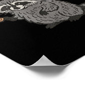 I Require Snacks Raccoon Shirt Men Women Funny Rac Poster (Hoek)