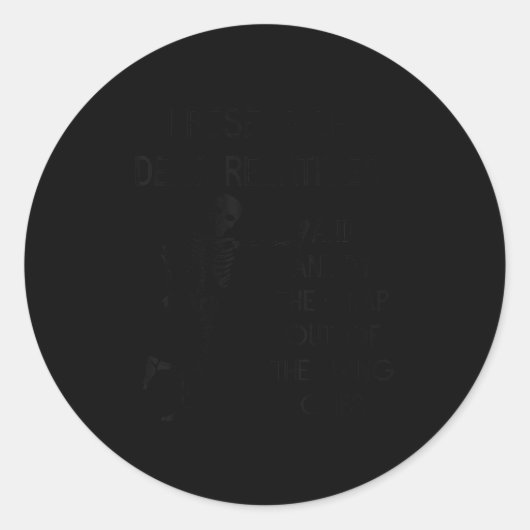 I Research Dead Relatives And Annoy Crap Out Of Th Ronde Sticker (Voorkant)