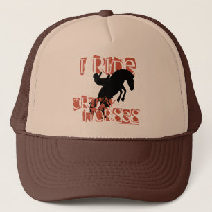 I Ride Crazy Horses Trucker Pet