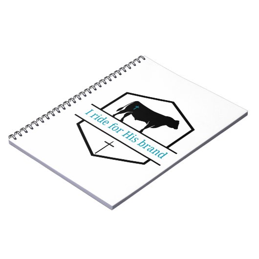 I ride for His brand notebook Notitieboek (Linkerzijde)