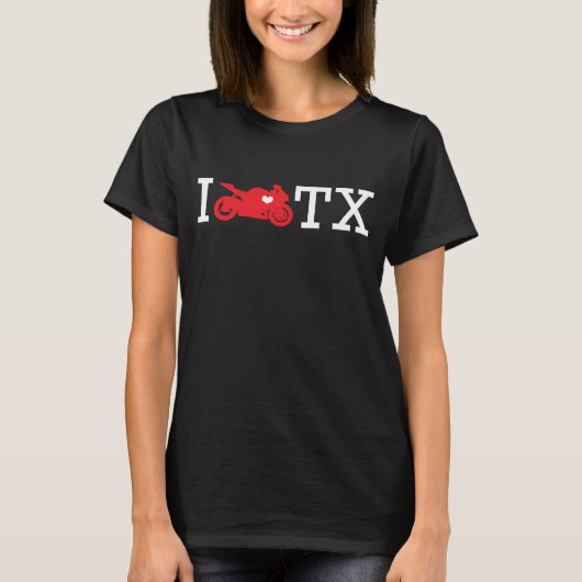 I Ride Texas T-shirt (Voorkant)