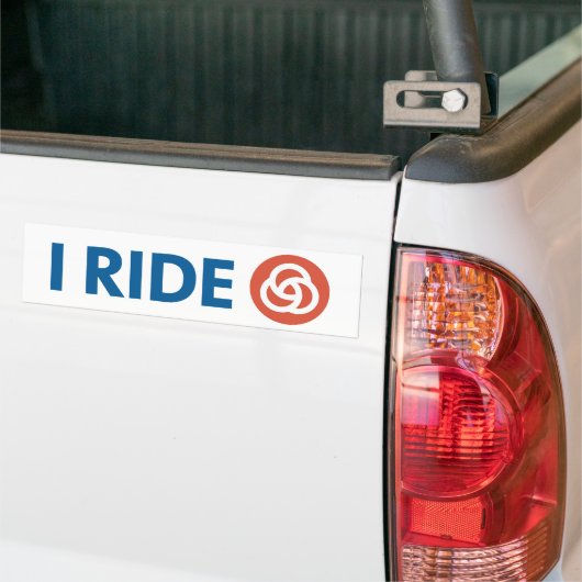 I RIDE [TRIMET] BUMPERSTICKER (Op Truck)