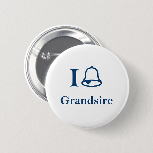 I Ring Grandsire Ronde Button 5,7 Cm (Voorkant /achterkant)