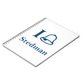 I Ring Stedman Notitieboek (Linkerzijde)